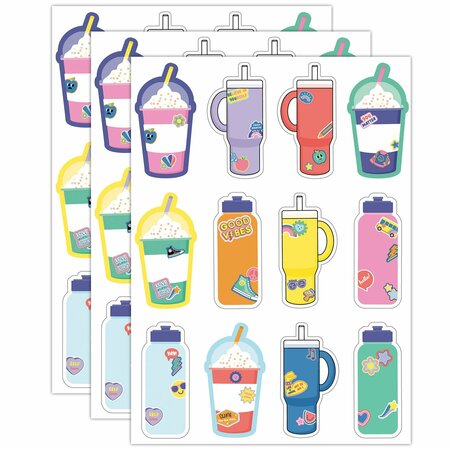 CARSON DELLOSA We Stick Together Cups & Water Bottles Cut-Outs, 108PK 120651